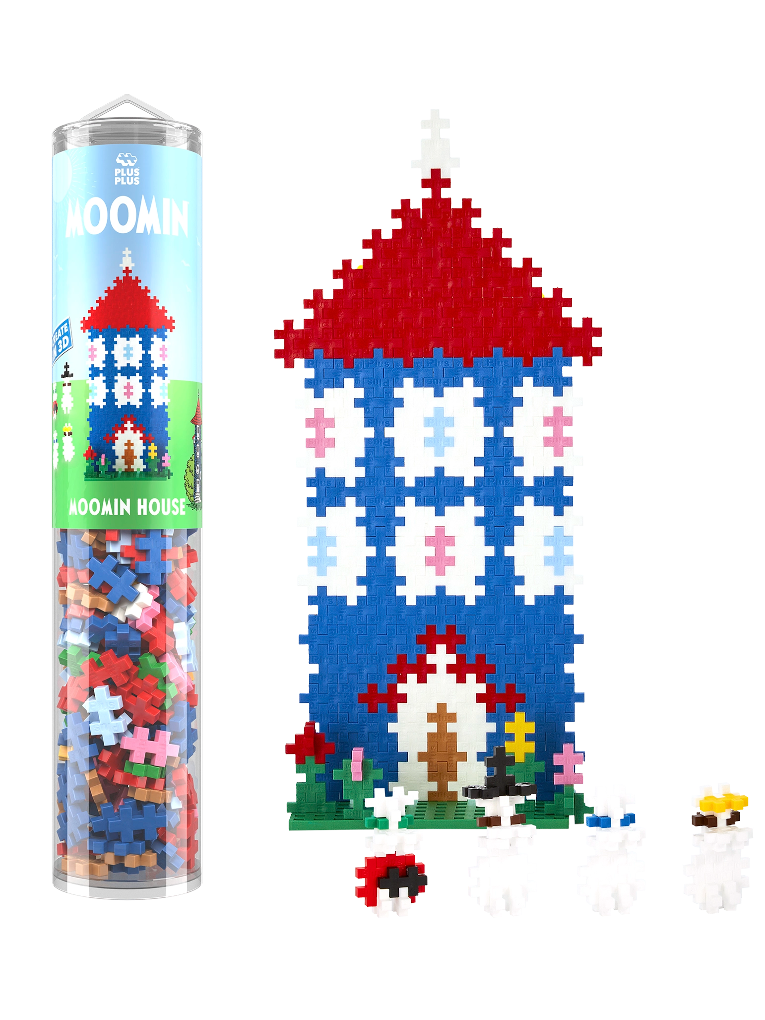 Muminhuset med 3D Mumintroll – Puzzle by Number – 275 stk